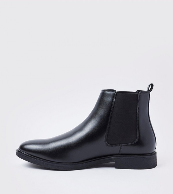 boohooMAN - Outlet  Chelsea Boots - Black Chelsea Boots