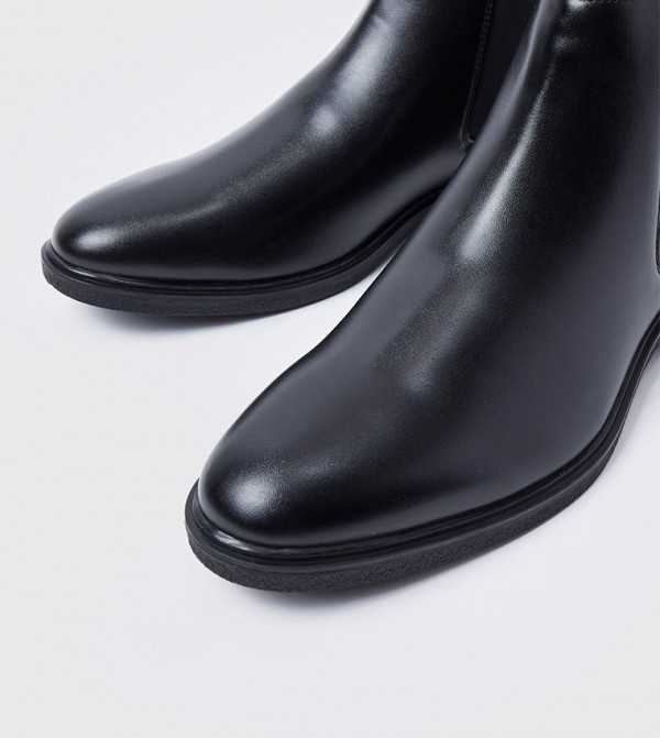 boohooMAN - Outlet  Chelsea Boots - Black Chelsea Boots