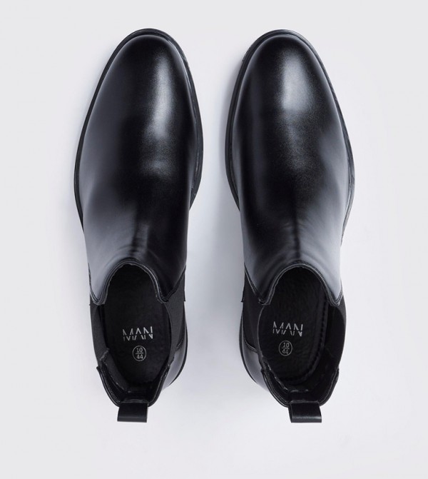 boohooMAN - Outlet  Chelsea Boots - Black Chelsea Boots