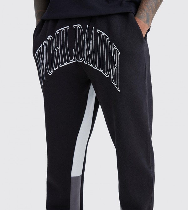 boohooMAN boohooMAN - Black Joggers