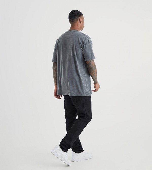 boohooMAN boohooMAN - Black Straight Jeans