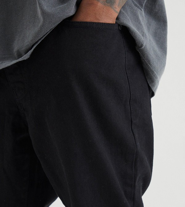 boohooMAN boohooMAN - Black Straight Jeans