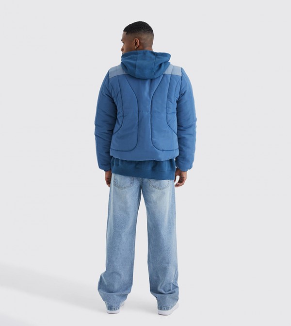 boohooMAN boohooMAN - Blue Relaxed Jeans