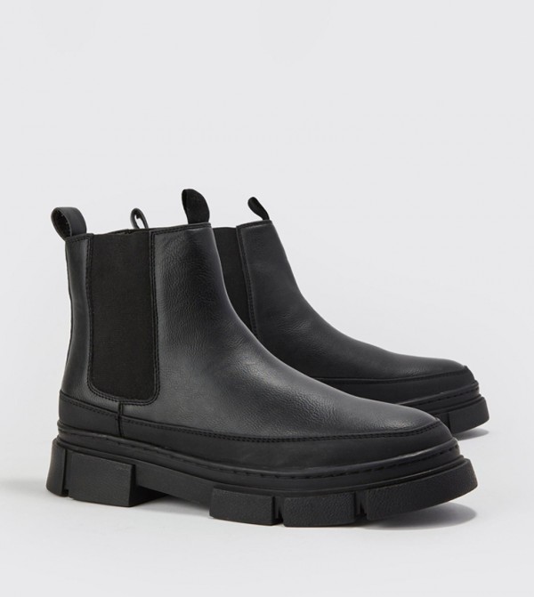 boohooMAN  Chelsea Boots - Black Chelsea Boots