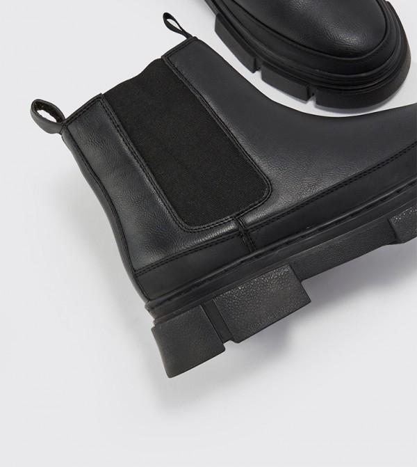 boohooMAN  Chelsea Boots - Black Chelsea Boots