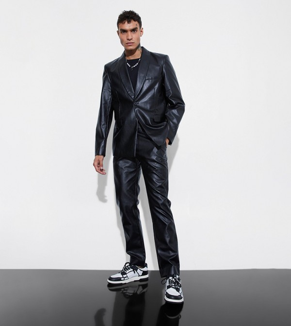 بوهو مان - أسود بنطال كاجوال