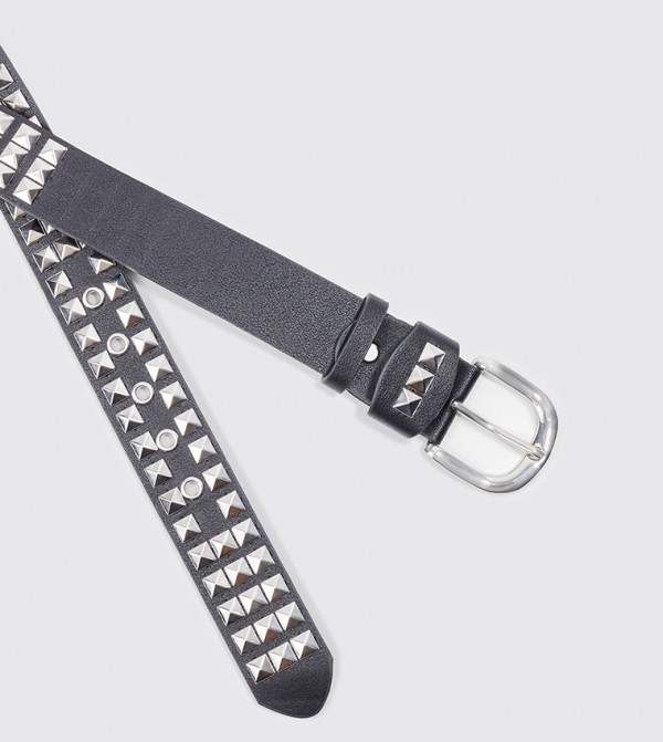 boohooMAN  Belts - Black Non Leather Belts