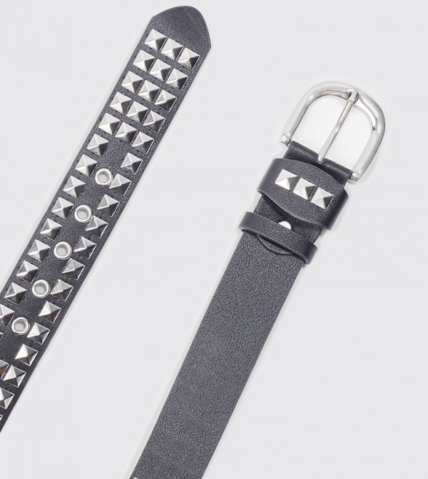boohooMAN  Belts - Black Non Leather Belts