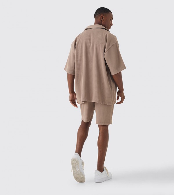 boohooMAN  Clothing Set - MOCHA Co-Ord Set
