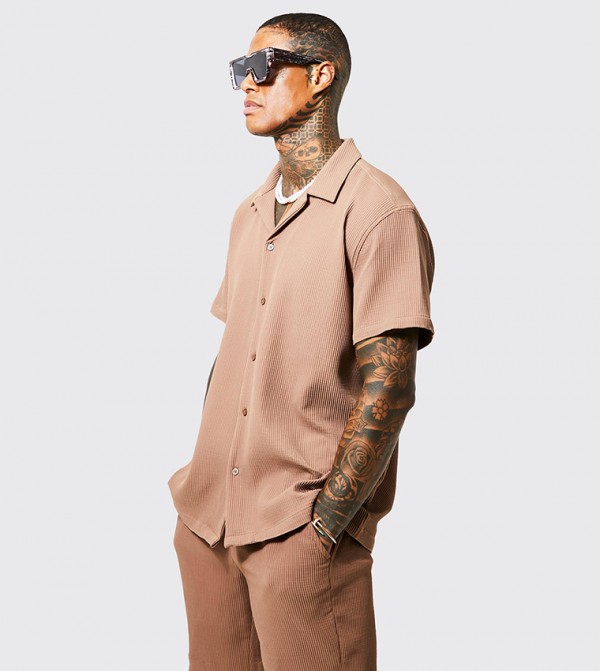 boohooMAN  Clothing Set - MOCHA Co-Ord Set