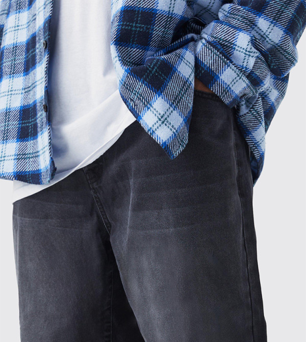 بوهو  ملابس - أسود Relaxed Jeans