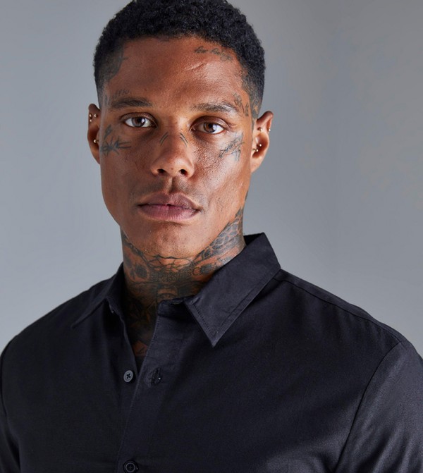 boohooMAN  Shirts - Black Long Sleeves