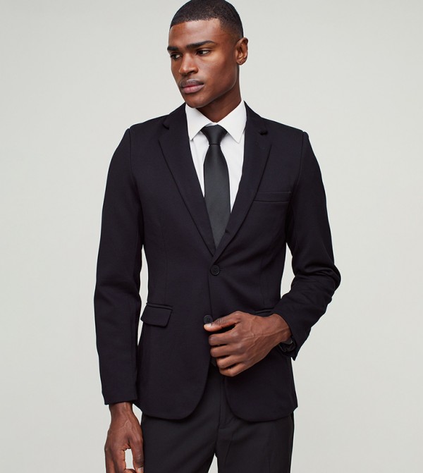 boohooMAN  Jackets & Coats - Black Blazers