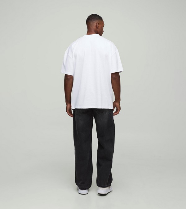 boohooMAN boohooMAN - Grey Relaxed Jeans