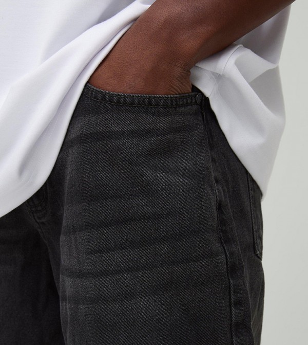 boohooMAN boohooMAN - Grey Relaxed Jeans