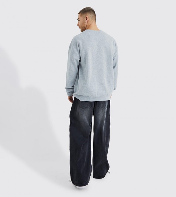 boohooMAN  Jeans - Black Relaxed Jeans
