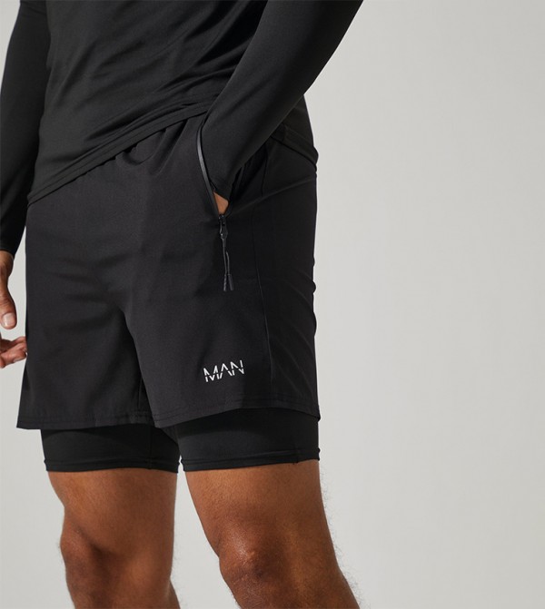 boohooMAN boohooMAN - Black Shorts