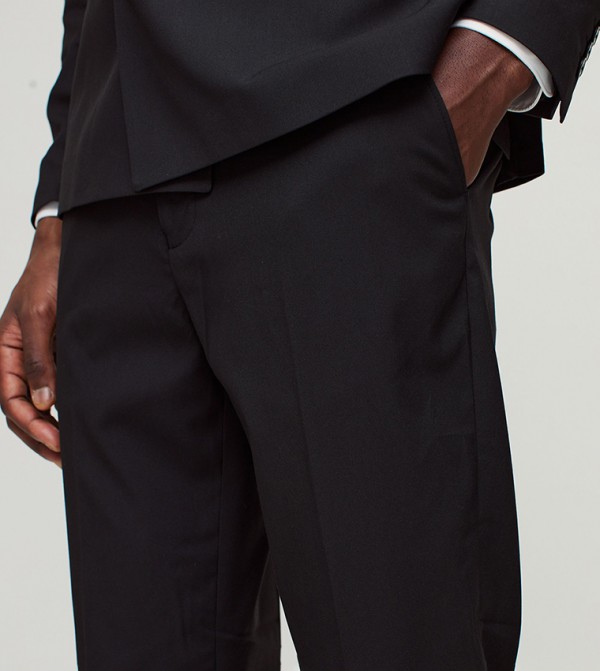 بوهو مان  بنطلونات و تشينو  - أسود Formal Pants