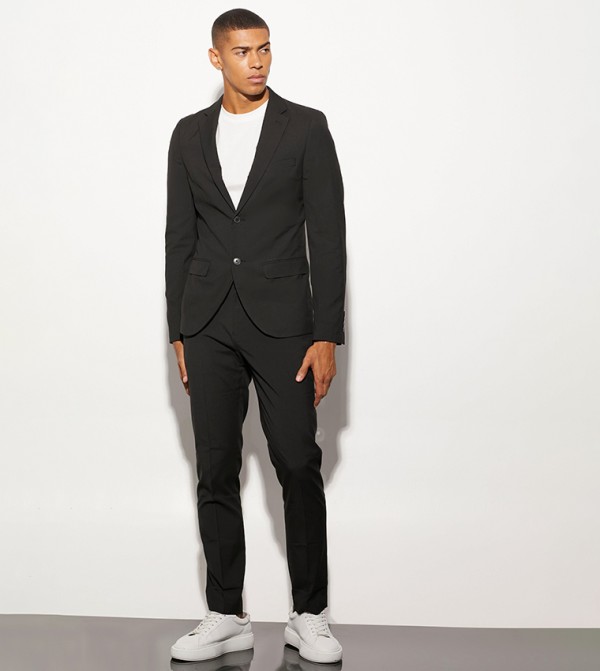 بوهو مان  بنطلونات و تشينو  - أسود Formal Pants