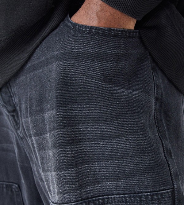 boohooMAN  Jeans - Black Slim Jeans