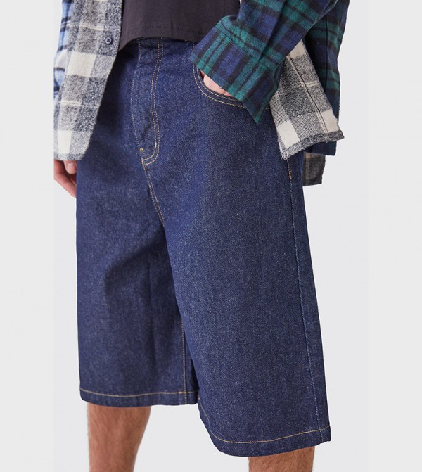 boohooMAN boohooMAN - Indigo Denim shorts