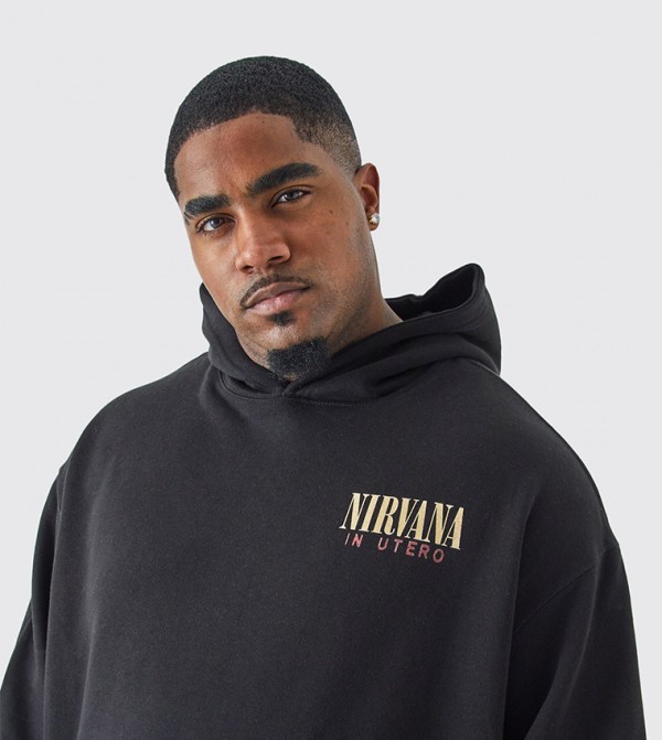boohooMAN  Hoodies & Sweatshirts - Black Hoodies