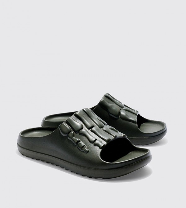 boohooMAN - Outlet boohooMAN - Outlet - Khaki Slides