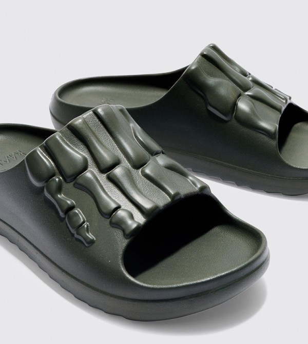 boohooMAN - Outlet boohooMAN - Outlet - Khaki Slides