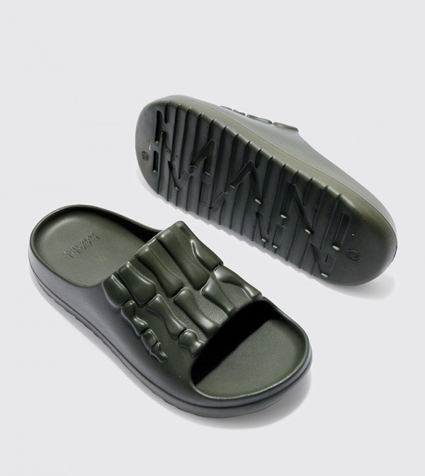 boohooMAN - Outlet boohooMAN - Outlet - Khaki Slides