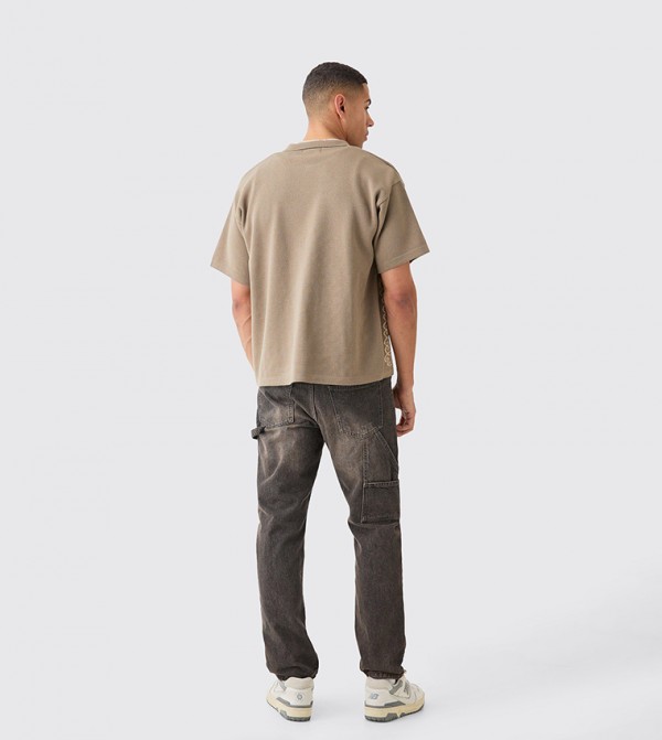 boohooMAN  - Beige Casual Shirts