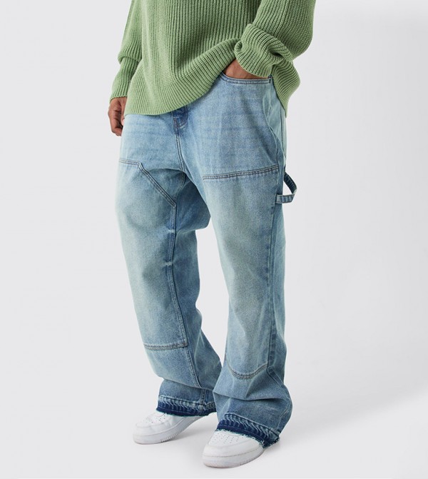 boohooMAN  Slim Jeans - Light Blue Slim Jeans