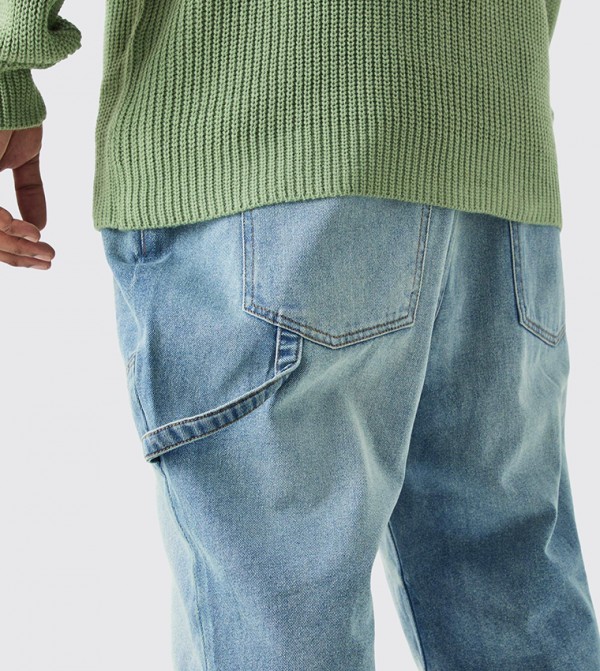 boohooMAN  Slim Jeans - Light Blue Slim Jeans