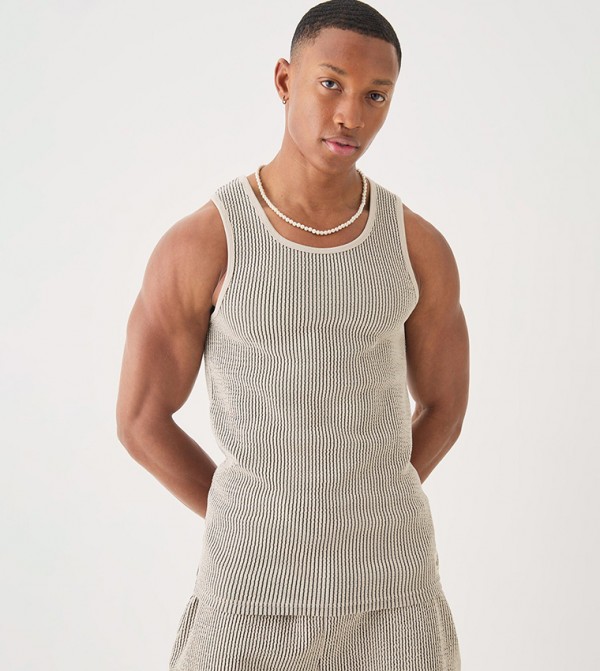 boohooMAN  Vests - Grey Vests