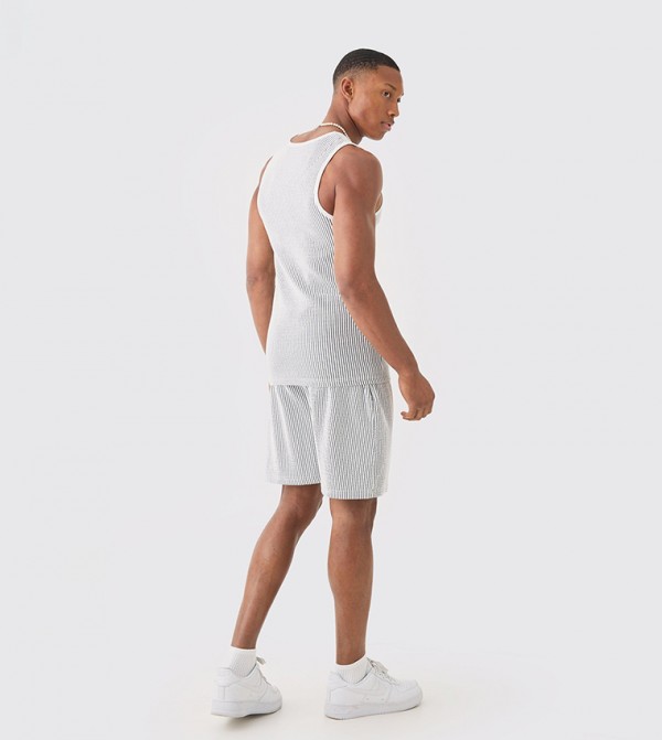 boohooMAN  Vests - White Vests