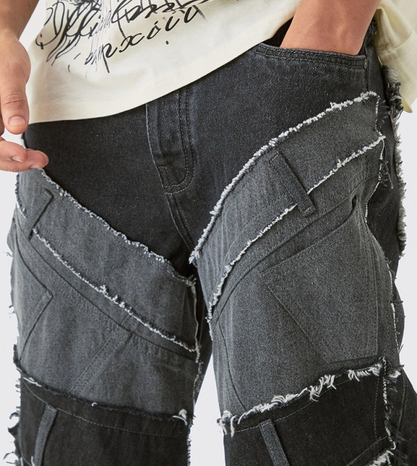 boohooMAN  Jeans - Black Relaxed Jeans