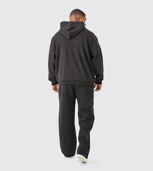 boohooMAN  Pants & Chinos - Black Joggers