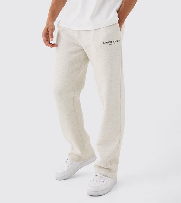 boohooMAN  Pants & Chinos - Grey Joggers