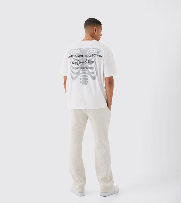 boohooMAN  Pants & Chinos - Grey Joggers