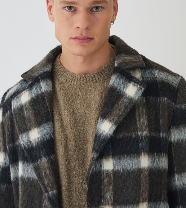 boohooMAN  Jackets & Coats - Black Overcoats