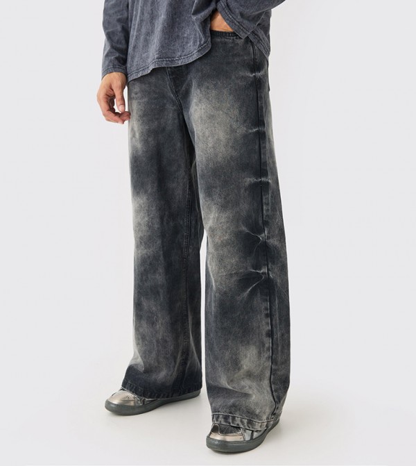 بوهو مان بوهو مان - أسود Relaxed Jeans