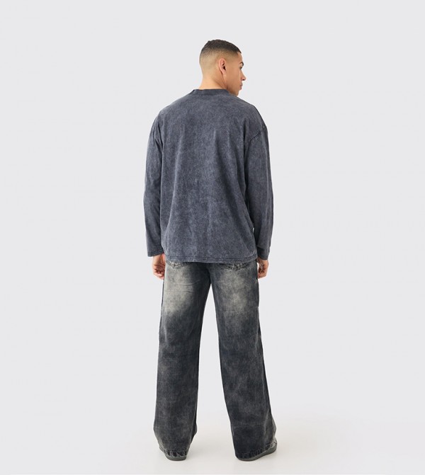 بوهو مان بوهو مان - أسود Relaxed Jeans
