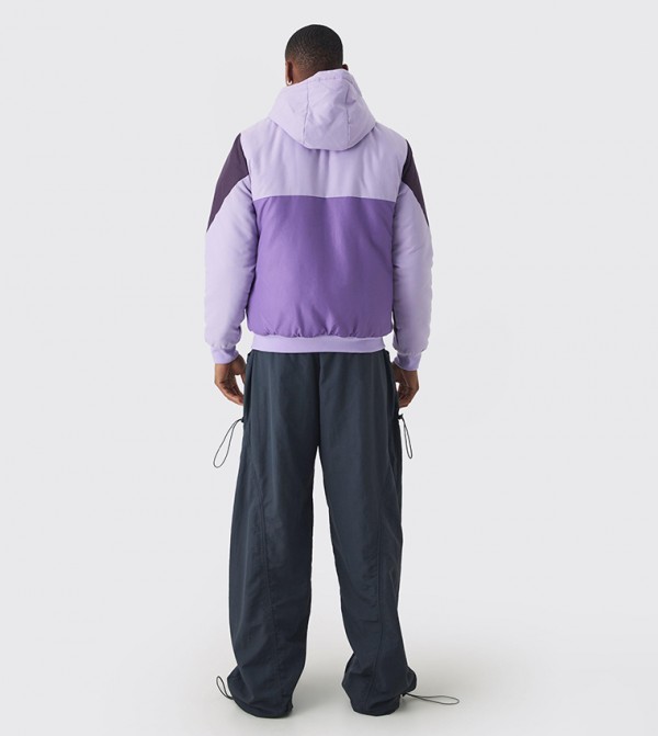 boohooMAN  Jackets & Coats - Purple Casual Jackets