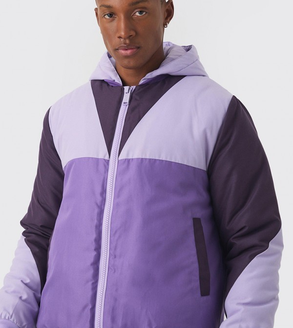 boohooMAN  Jackets & Coats - Purple Casual Jackets