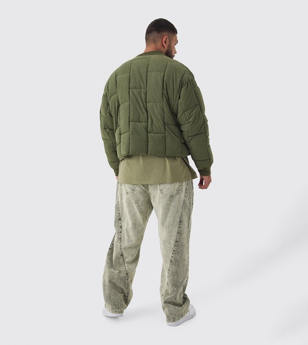 boohooMAN  Jackets & Coats - Khaki Puffer Jackets