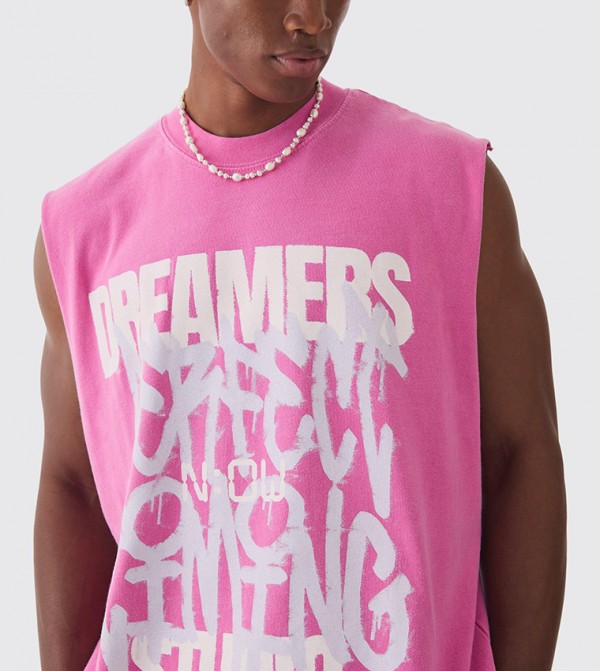 boohooMAN  Clothing - Pink T-Shirts & Vests