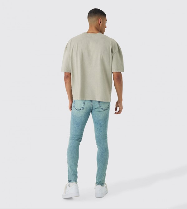 boohooMAN Skinny Jeans - Blue Skinny Jeans
