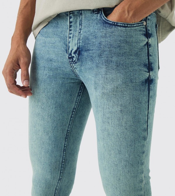 boohooMAN Skinny Jeans - Blue Skinny Jeans