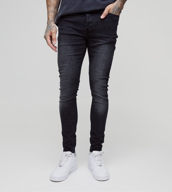 boohooMAN Skinny Jeans - Black Skinny Jeans