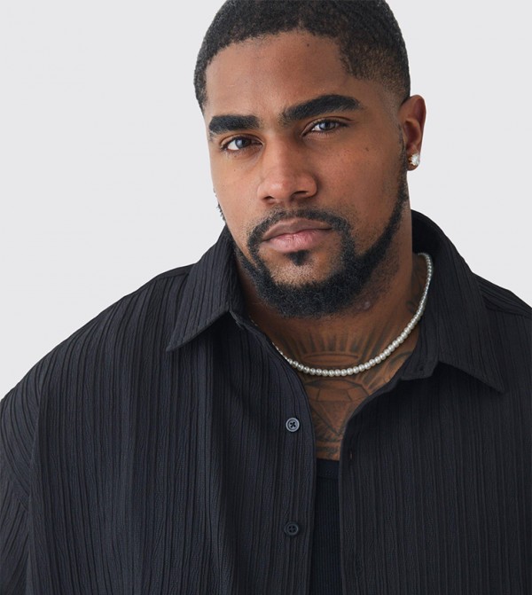 boohooMAN  Shirts - Black Long Sleeves