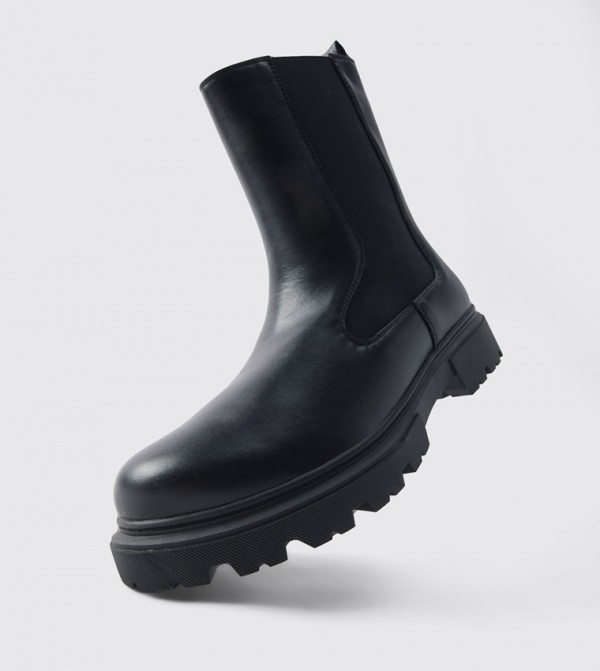 boohooMAN  Chelsea Boots - Black Chelsea Boots